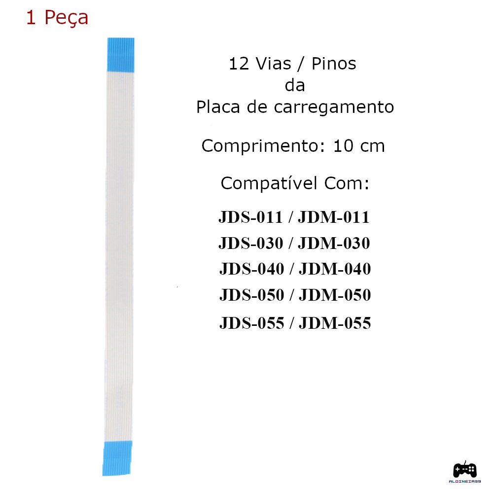 Cabo Flat 10 12 14 vias / Pinos Para controles de Ps4
