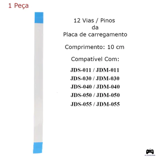 Cabo Flat 10 12 14 vias / Pinos Para controles de Ps4