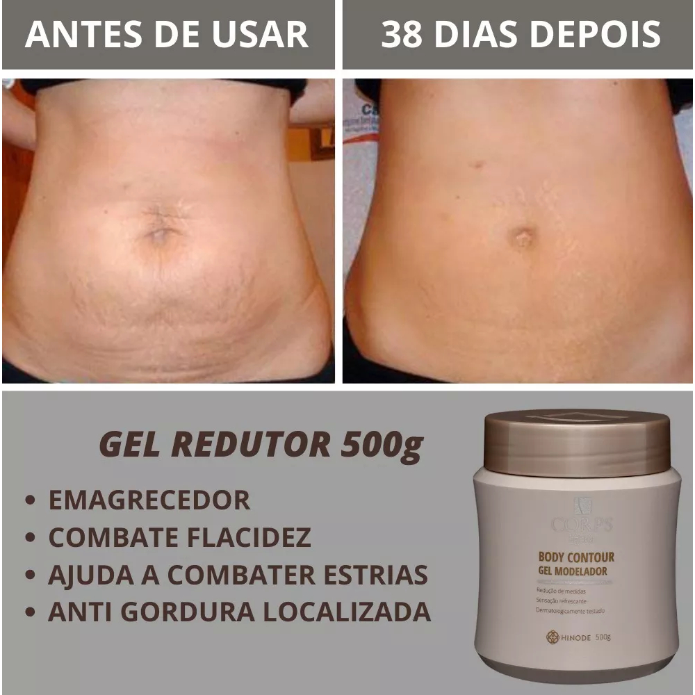 Gel Modelador Corporal Corps Lignea 500g Original Hinode - Redutor