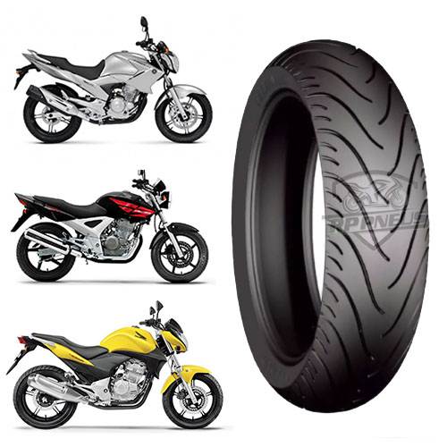 Kit Pneu HONDA CG 160 FAN Diant/Tras sem camara MICHELIN