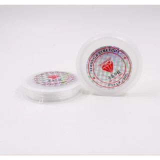 Fio de Elástico Stretch Lastex - 1.0mm - 10 Metros - Fio para Pulseira - Escolher Quantidade