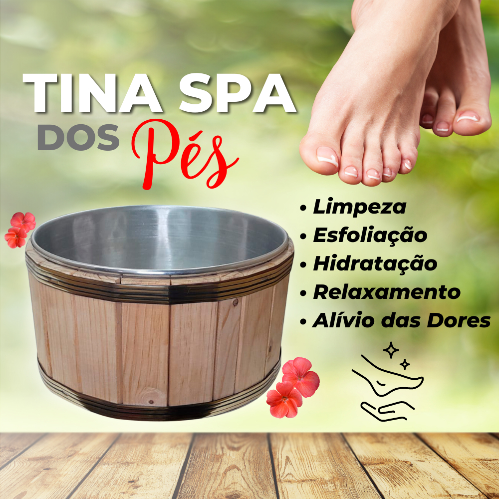 Tina Escalda Pés para Relaxamento Pedicure Ofurô Saude Spa dos Pés ...