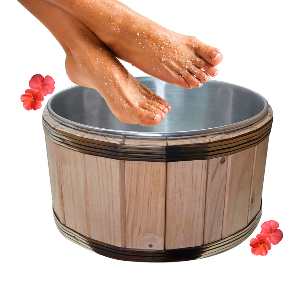 Tina Escalda Pés ofurô 9L Limpeza esfoliação Relaxamento para Pés ...