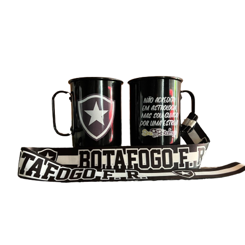 Caneca de Alumínio Botafogo 850ml + Tirante