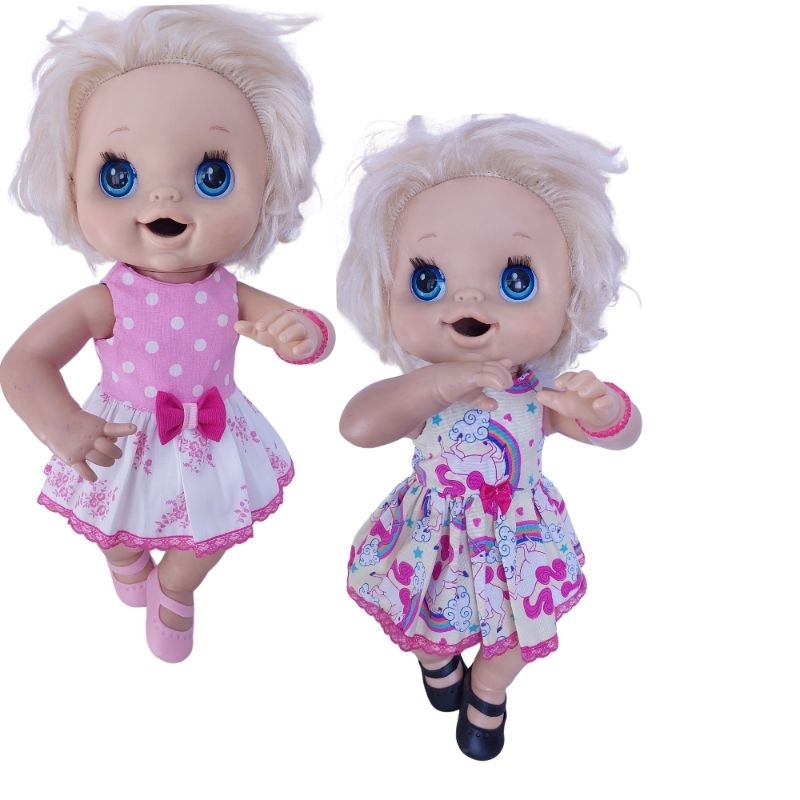 Vestidos Boneca Baby Alive Maiores Antigas Kit C/10 Peças(veja na ...
