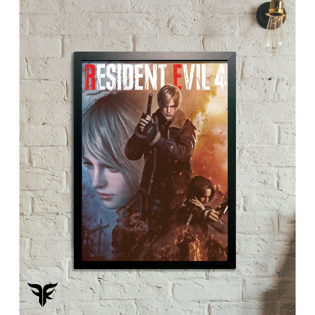 Quadro Resident Evil 4 Remake Shopee Brasil
