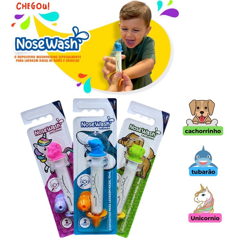 Seringa Para Lavar O Nariz Criança E Bebê NoseWash | Shopee Brasil