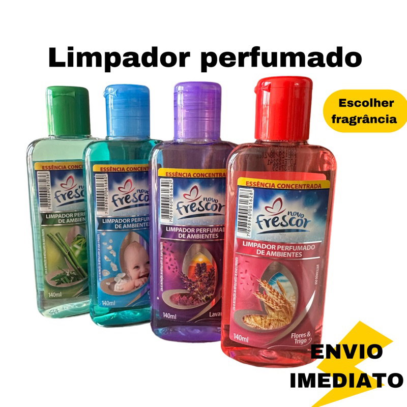 Limpador Perfumado De Ambientes Concentrado Casa Novo Frescor 140ml ...