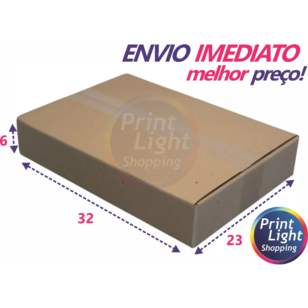 25 Caixas De Papelão Para Correio, Sedex E-commerce 32x23x6