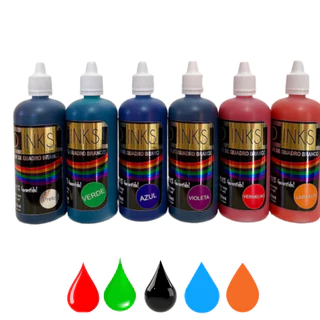 Tinta Para Caneta Pincel Marcador De Quadro Branco 120ml Tinta Recarregável para marcador Conta Gota