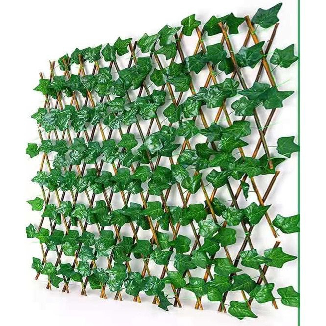 Treliça Gradil Cerca Painel Em Madeira Com Hera Decoração (É mais favorável comprar os pacotes)