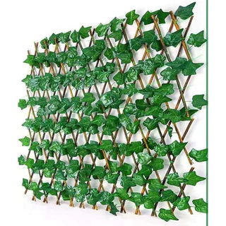 Treliça Gradil Cerca Painel Em Madeira Com Hera Decoração (É mais favorável comprar os pacotes)