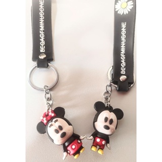 Chaveiro Casal Namorados Mickey e Minnie