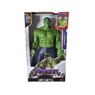 Boneco Hulk Grande 30 Cm Musical Articulado 9% Super Heróis Avengers Figura de Ação com