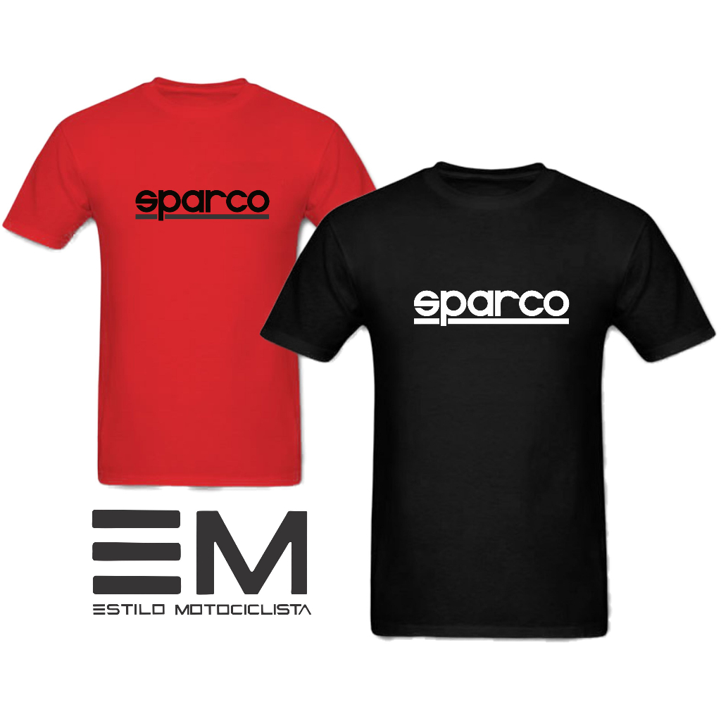 Camiseta Sparco masculino e feminino