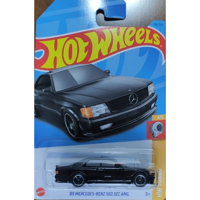Hot Wheels 89 Mercedes-Benz 560 SEC AMG Lote G Cartela Longa HKG45