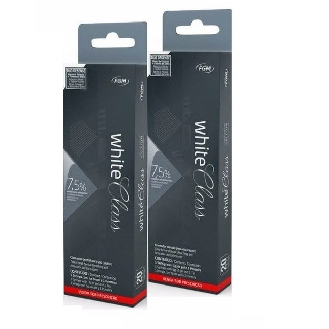 Clareamento Dental White Class 7,5% C/2 Seringas Gel