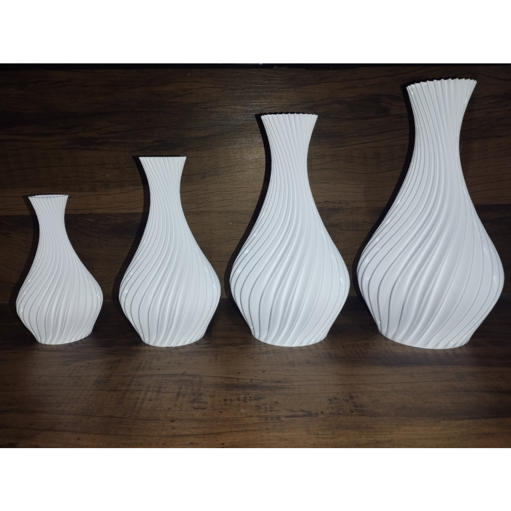 Vaso decorativo em espiral