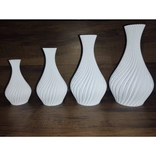 Vaso decorativo em espiral