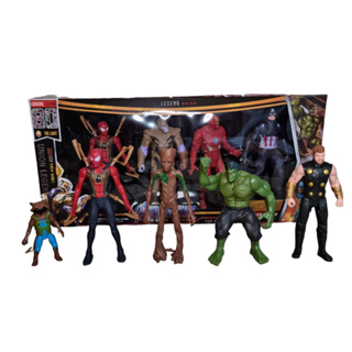 Kit Cartelado com 5 bonecos dos vingadores Avengers 4 Age of ultron Envio Imediato Promoção