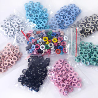 Kit Ilhós Nº 54 Alumínio C/ 8 Cores + 100 Variados - 500 Pçs