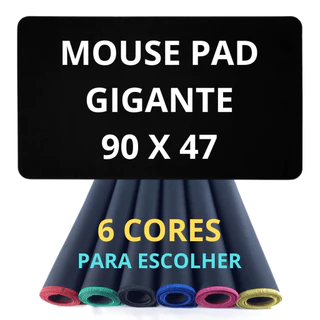 Mouse Pad Gamer 90 x 47 Grande Base Emborrachada