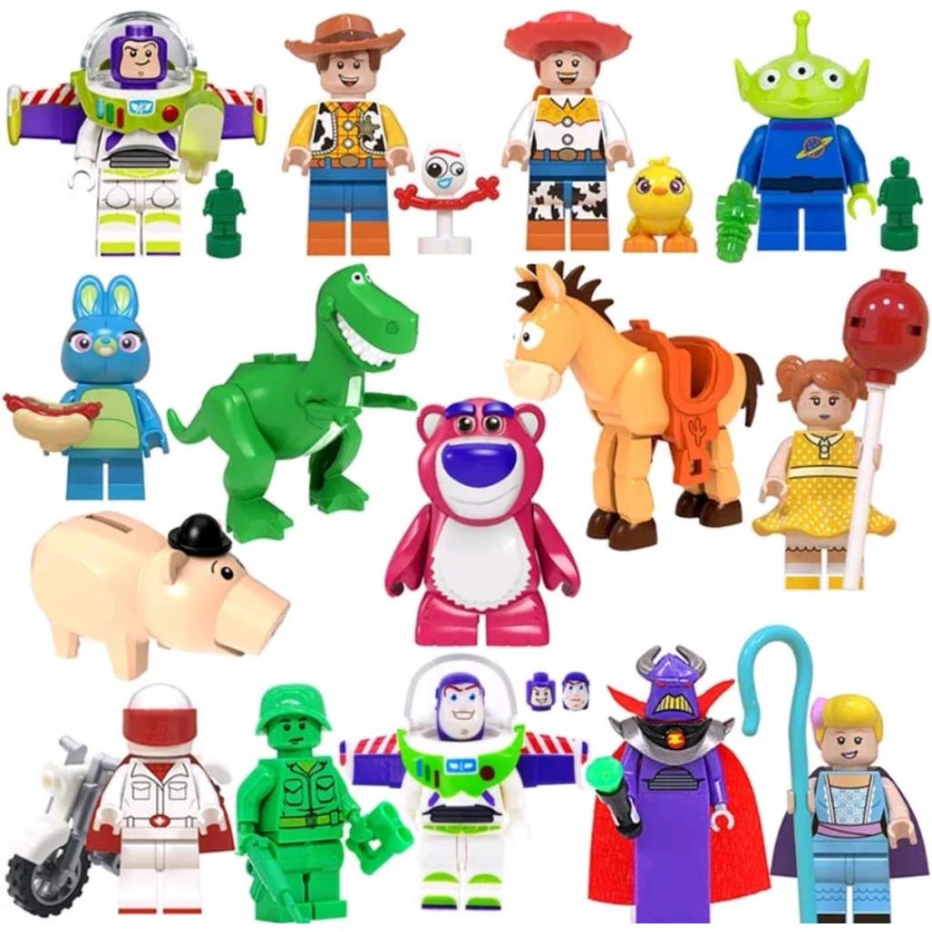 Action Figure Boneco Lego Toy Story Shopee Brasil