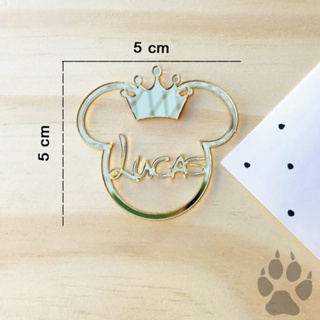 6 apliques minnie /mickey realeza