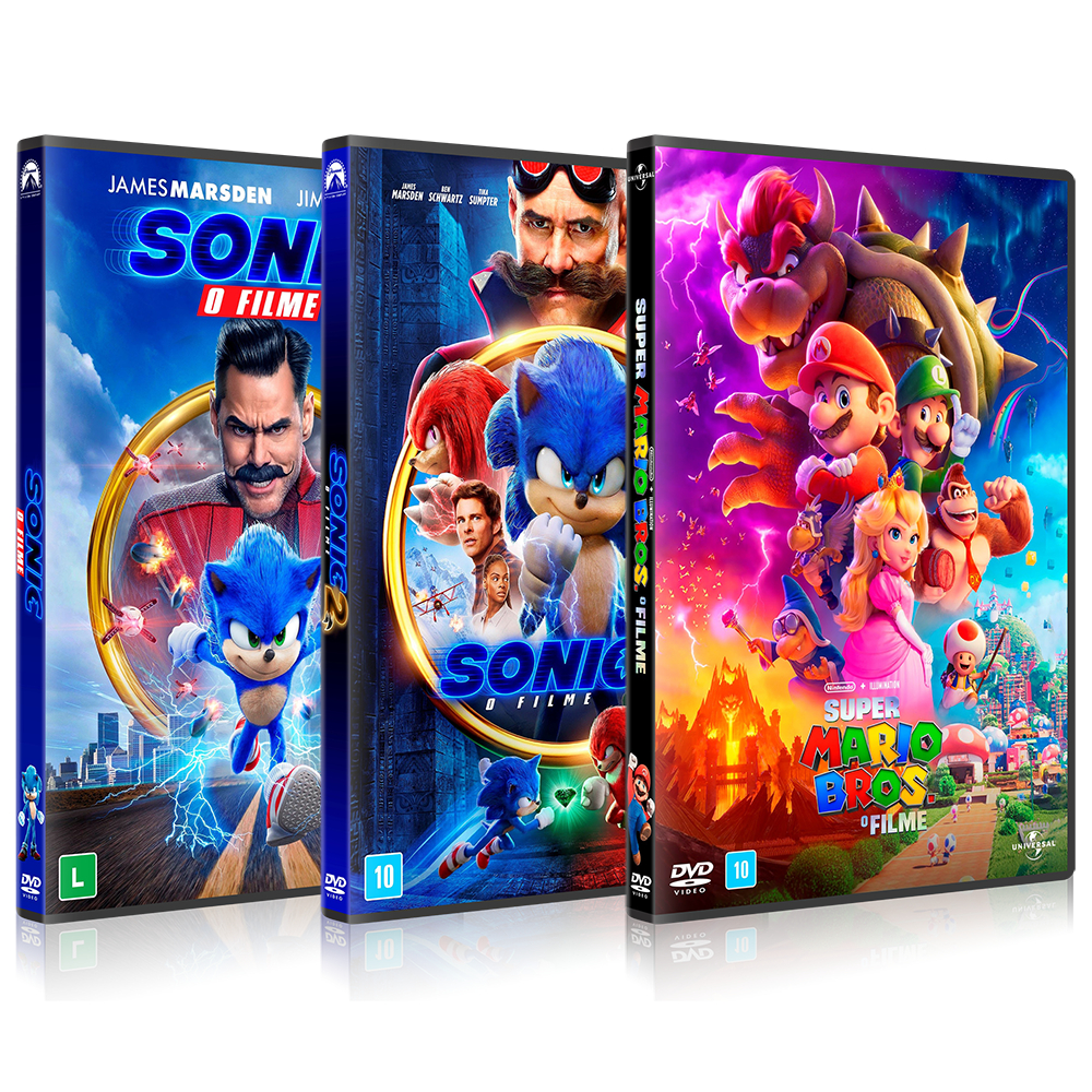 Dvd Sonic 2 2022 Sonic O Filme 2 Dublado E Legendado