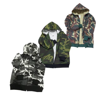 JAQUETA CAMUFLADO MILITAR JOVEN ADULTO
