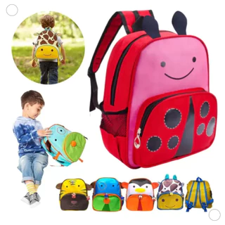 Mochila Infantil Animais Zoo Bichinho Bebe Escola Creche Passeio 1 unidade