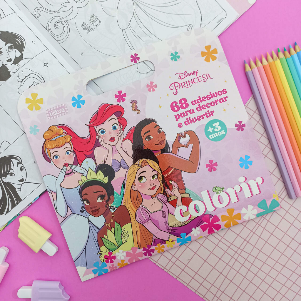 Livro - 365 Desenhos Para Colorir Disney Princesas e Fadas em Promoção na  Americanas