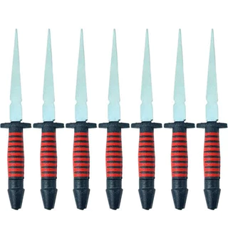 Kit 7 Punhal de Exú - 9, 11,15,17,19,27cm para uso Religioso Ritual Assentamento Oferenda Exu - Aço