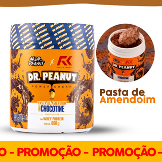 Pasta de Amendoim Dr Peanut Chocotine com Whey Protein - 600g