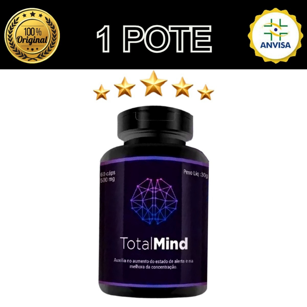 Total Mind Nootrópico 60 Capsulas - Original