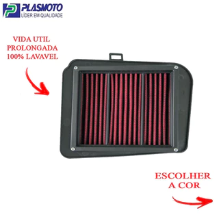 Filtro De Ar Esportivo Lavavel Plasmoto Fan 160 2014 a 2023