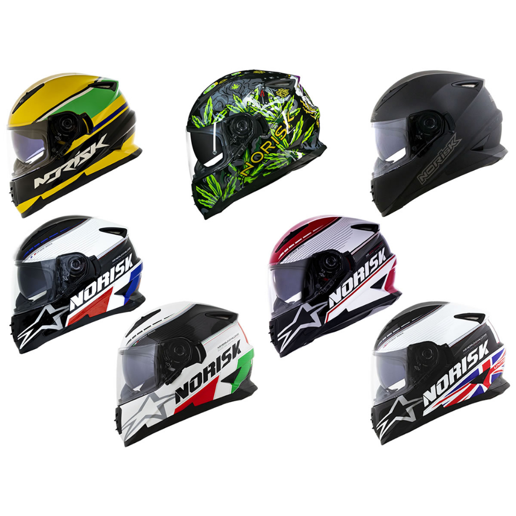 Capacete fechado Norisk FF302 Soul com viseira interna | Shopee Brasil