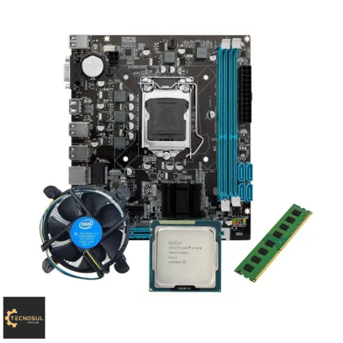 Kit Upgrade PC Gamer - Intel Core i5 3.6Ghz Turbo + Placa Mãe + 8GB RAM + Cooler