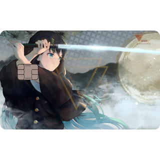 Película Adesivo Cartão Kimetsu no Yaiba Lua Superior Um Kokushibo  Excelente Qualidade