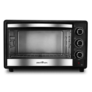 Forno Elétrico Britânia BFE40P 36L com Timer e Função Dourar Preto