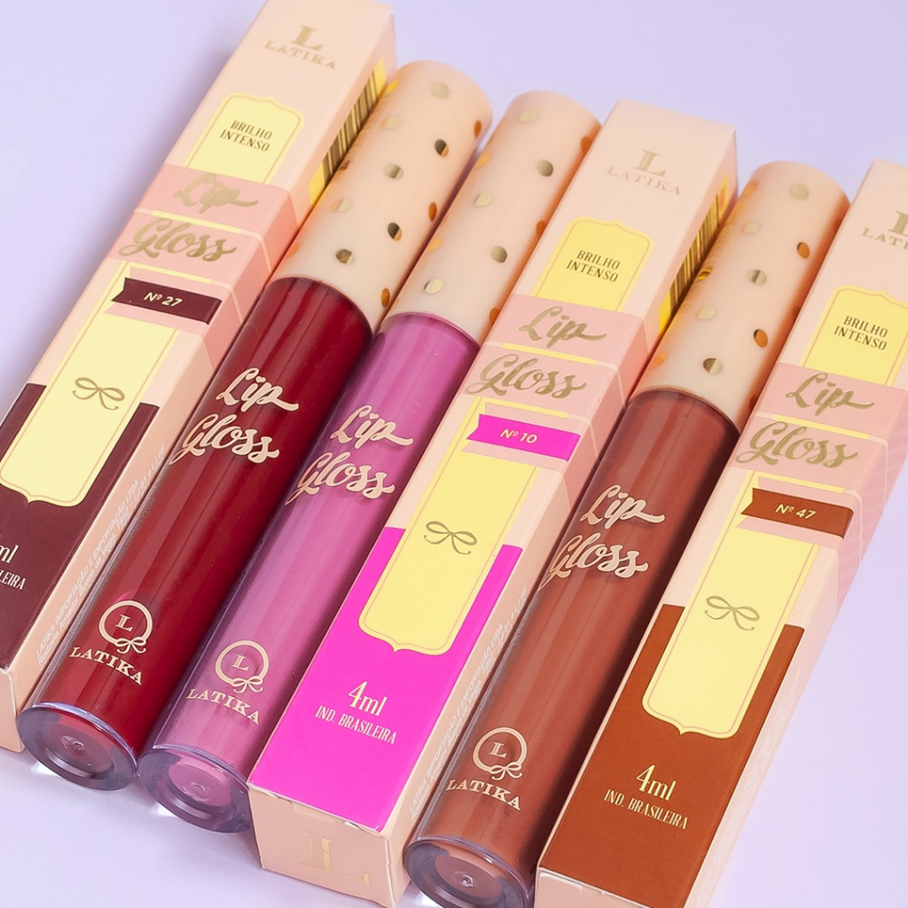 Batom Lip Gloss Latika Escolha Sua Cor Shopee Brasil