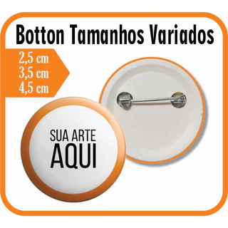 Kit 15 Botton Boton Botons Broche de 2,5cm/3,5cm/4,5cm Boton