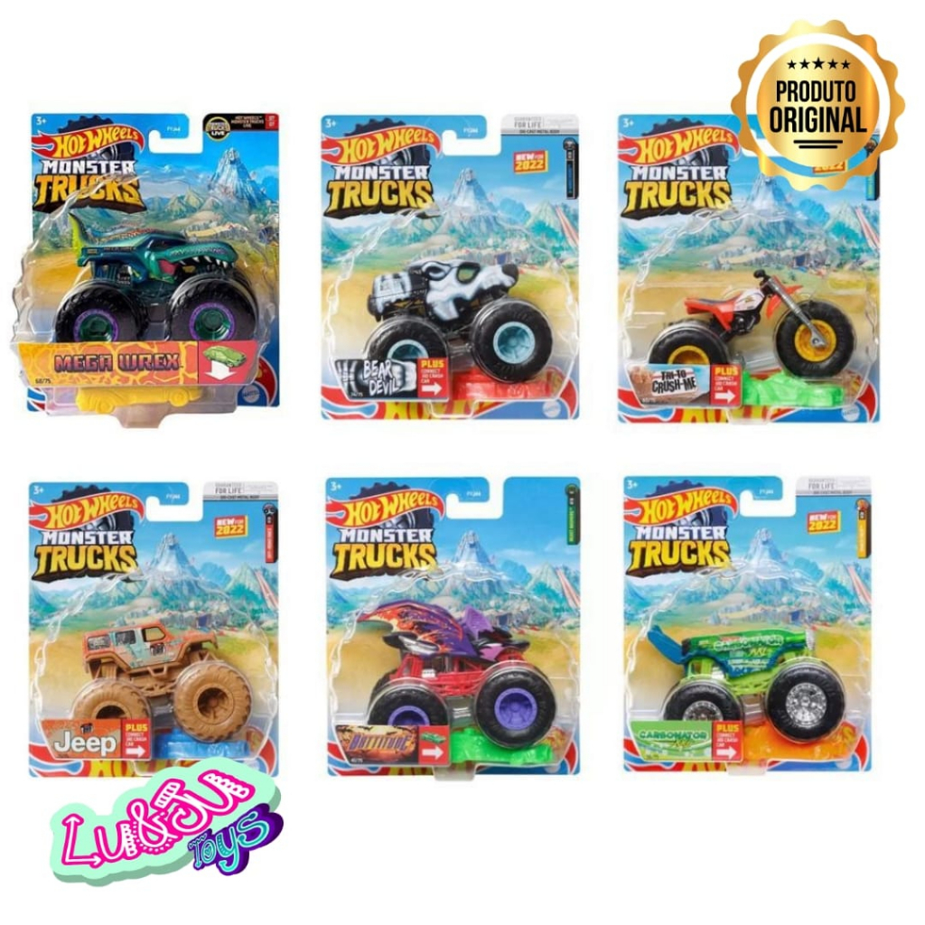 Hotwheels Monster Trucks Shopee Brasil