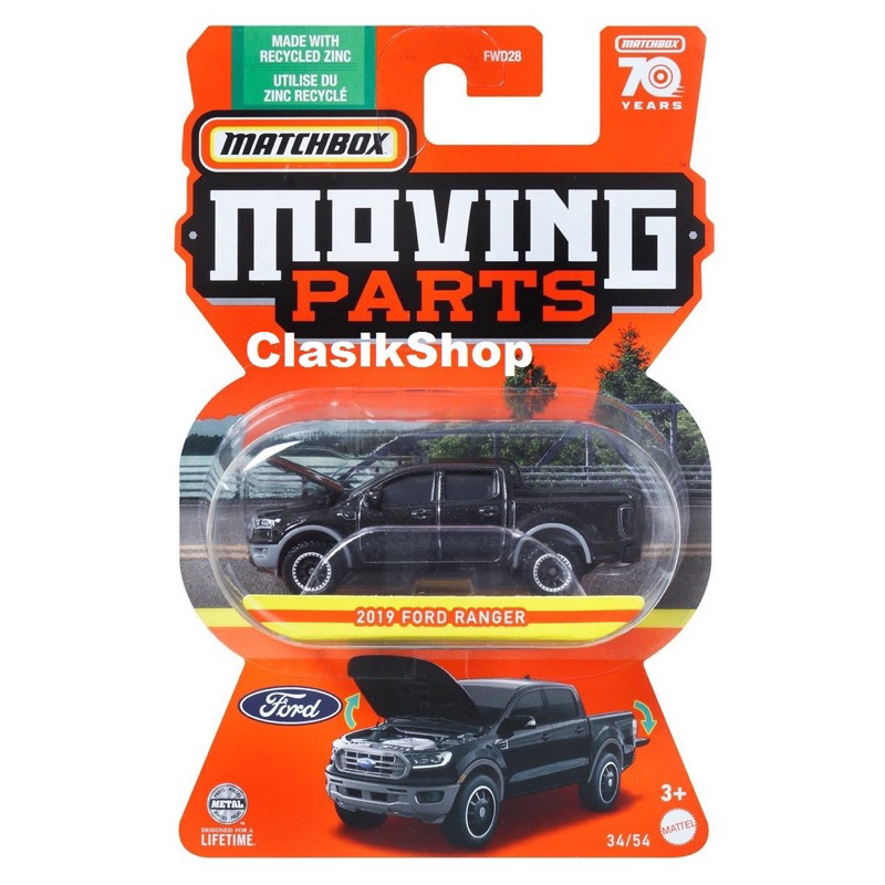 Matchbox Ford Ranger 2019