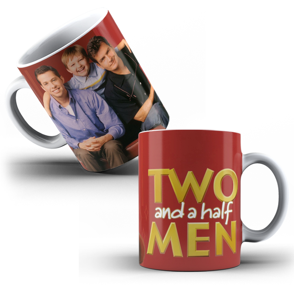 Caneca Porcelana Dois Homens E Meio Two and a Half Men | Shopee Brasil