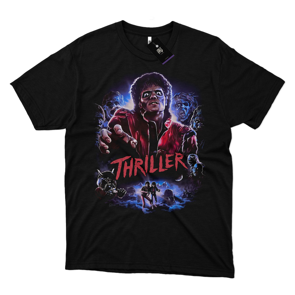 Camiseta Michael Jackson Thriller 100% Algodão
