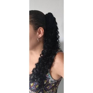 Cabelo Crochet Braids Cacheado Jade 300gr 60cm - Black Beauty