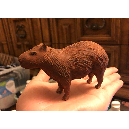 1 Peça Capivara Desenho Decoração Moderno Poliéster Objeto De Decoração  Para Casa