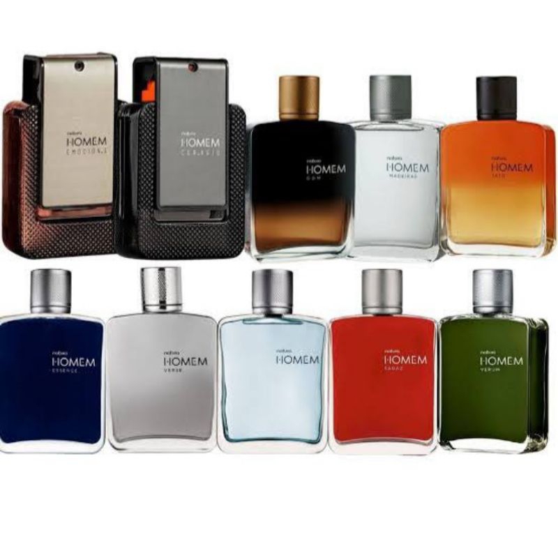 NATURA HOMEM TRADICIONAL/ EMOCION.E/ DOM/ ESSENCE/ ESPECIARIAS/ TATO/ COR.AGIO - CONTÉM 100ml