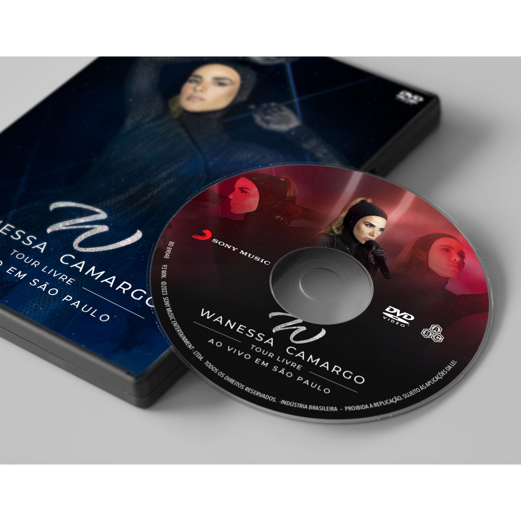 Blu-ray + DVD Wanessa Camargo - Tour Livre 2022 LEGENDADO (Ao Vivo